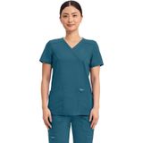Revolution WWE610 – WWE110 Kadın Cerrahi Takım SCRUBS (Cherokee Ürünlerinden Oluşturulmuş Set) (Caribbean Blue, L)