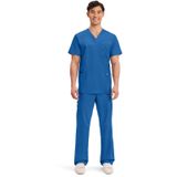 Revolution WWE670 – WWE140 Cerrahi Takım SCRUBS (Cherokee Ürünlerinden Oluşturulmuş Set) (Royal Blue, 2XL)