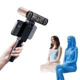 Revopoint INSPIRE 2 3D Baskı için 3D Tarayıcı, Çift Modlu Yapılandırılmış Işık ve Lazer, 0,03 mm'ye Kadar Hassasiyet, Dış Mekan Tarama, Optik Zoom, iOS/Android/MacOS/Windows 10/11 için, Premium