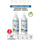 Revox Biberiye Bitki Özlü Dökülme Karşıtı, Besleyici Ve Onarıcı Durulanmayan Saç Bakım Toniği 2 Adet