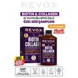 Revox Biotin & Collagen + E Vitamini Ilaveli Saç Bakım Şampuanı / 400 Ml