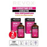 Revox Coenzyme Q10 Keratin Vitamin Kompleks Güçlendirici Yenileyici Derin Besleyici Şampuan 2 Adet