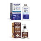 Revox Dökülme Ve Kırılma Karşıtı Set - Xtreme Şampuan 400ml Ve Biberiye Kafein Saç Kremi 250 Ml