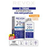 Revox X-treme Dökülen Ve Geç Uzayan Saçlar Için E Vitamini Katkılı Ekstra Bakım Şampuanı 400ml