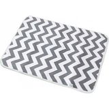 Revu Baby Bebek Alt Açma Minderi, Yıkanabilir, Elyaf Dolgulu Alt Değiştirme Pedi 50X70CM - Siyah - Beyaz