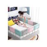 Revubaby 200 Cm Serenty Plus Yatak Bariyeri Bebek Ve Çocuk Korkuluğu Güvenlik Bariyeri Pembe