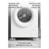 RevuBaby Beyaz Eşya Altlığı Ayağı 4 Adet Çamaşır Bulaşık Makinası Buzdolabı Yükseltici Titreşim Önleyici