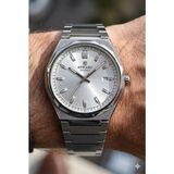 Reward Klasik Erkek Kol Saati | 42 mm Çelik Kasa, Çelik Kordon, 5ATM - Gümüş