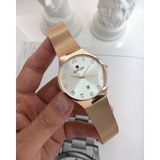 Reward Orijinal Takvimli Çelik Su Geçirmez Erkek Saati - Rose Gold