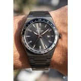Reward Siyah Erkek Kol Saati – 42 mm Çelik Kasa, Mineral Cam, 5 Atm - Gri