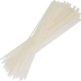Rewel Plastik Kelepçe Cırt Kelepçe 3.6x370 Kablo Bağı Mm Ct-3637 Beyaz 100 Adet 341017