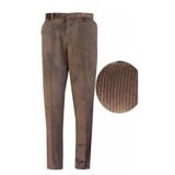 Rewoly ERKEK KLASİK KESİM KAHVERENGİ KADİFE PANTOLON