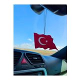 Rex Aksesuar TÜRK BAYRAĞI DİKİZ AYNA SÜSÜ ÇİFT TARAFLI AYNA SÜSÜ ARABA SÜSÜ