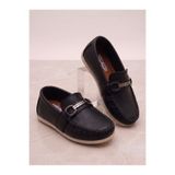 Rexba Erkek Çocuk Günlük Rock Tokalı Loafer - Makosen Konforlu Ayakkabı - ROCK02