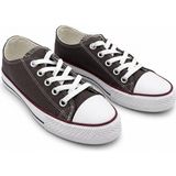Rexba Erkek Kadın Füme Gri Günlük Kanvas Sneaker Bağcıklı Spor Ayakkabı Casual - Kahverengi