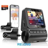 Rexing Rh2 3 Kameralı (4K+1080P+1080P) Wifi Araç Kamerası + 64GB Sd Kart