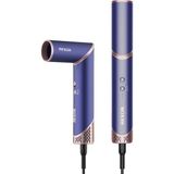 Rexon Flex 10-In-1 Hot Air Wrap Saç Kurutma & Şekillendirme Sistemi, Iyon Özellikli - Mavi