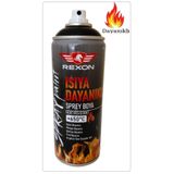 Rexon ISIYA DAYANIKLI SPREY BOYA 650/690 DERECE (MAT SİYAH) EGZOZ,MANGAL,ŞÖMİNE,FIRIN,SOBA