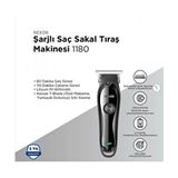 Rexon Şarjlı Saç Sakal Tıraş Makinesi 1180 Siyah