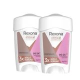 Rexona Confidence 3X Güçlü Koruma Clinical Protection 2x45 ml Kadın Stick Deodorant