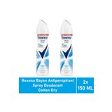 Rexona Deodorant Cotton Dry 150 ML - 2'li Avantaj Paketi