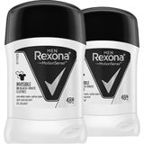 Rexona İnvisible Black White Ice Fresh 2x50 ml Erkek Stick Deodorant