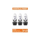 Rexona Invisible Black White Roll On 50 Ml x 3