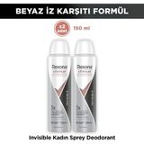 Rexona Kadın Clinical Protection Spray Deodorant Invisible 150 ml x2