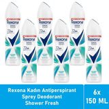 Rexona Kadın Deodorant Shower Fresh 150 ML - 6'lı Avantaj Paketi