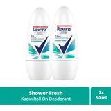 Rexona Kadın Roll On Deodorant Shower Fresh 50 ml X2 Üstün Koruma ile Taze Koku