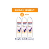 Rexona Kadın Sprey Deodorant Energise Bergamot & Yeşil Elma 150 ml X3