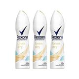 Rexona Linen Dry 3x150 ml Kadın Deodorant
