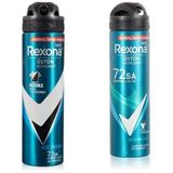 REXONA MEN ADV INV ICE SPR.D5 ve Rexona Men Erkek Sprey Deodorant Invisible Ocean Deep 72 Saat Kesintisiz Üstün Koruma 150 ml