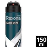 Rexona Men Advanced Invisible Black + White Sprey Deodorant 150 ml