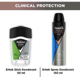 Rexona Men Clinical Protection Erkek Sprey Deodorant 150 Ml + Erkek Stick Deodorant 50 ml