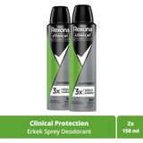 Rexona Men Clinical Protection Spray Deodorant Confidence 150 ml X2