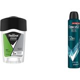 Rexona Men Clinical Protection Stick Deodorant Active Fresh 45 ml & Rexona Men Erkek Sprey Deodorant Xtra Cool 72 Saat Kesintisiz Üstün Koruma 200 ml
