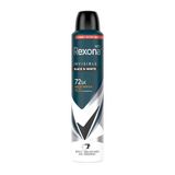 Rexona Men Erkek Sprey Deodorant Invisible Black & White 200 Ml (4'Li Paket)