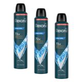 Rexona Men Erkek Sprey Deodorant Xtra Cool 72 Saat Kesintisiz Üstün Koruma 200 ml (3 paketi)