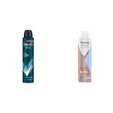 Rexona Men Erkek Sprey Deodorant Xtra Cool 72 Saat Kesintisiz Üstün Koruma 200 ml ve Rexona Clinical Protection Kadın Sprey Deodorant Confidence 150 ml