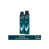 Rexona Men Erkek Sprey Deodorant Xtra Cool 72 Saat Kesintisiz Üstün Koruma 200 Ml X2