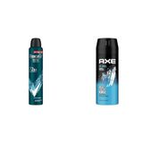 Rexona Men Erkek Sprey Deodorant Xtra Cool 72 Saat Kesintisiz Üstün Koruma 200 ml(1) Axe Erkek Deodorant & Bodyspray Ice Chill 48 Saat Etkileyici Koku (150 ml)(2)