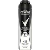 Rexona Men Invisible Black White Erkek Deodorant 150 ml