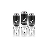 Rexona Men Invisible Black+White 3x150 ml Erkek Deodorant