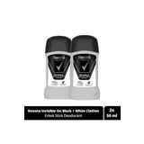 Rexona Men Motionsense Erkek Stick Deodorant Invisible On Black White Clothes 50 ml X2
