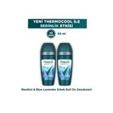 Rexona Men Thermocool Erkek Roll On Deodorant Menthol & Blue Lavender 50 ml x2