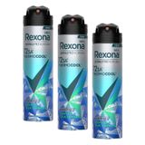 Rexona Men Thermocool Erkek Sprey Deodorant Menthol & Blue Lavender 150 Ml (3 paketi)