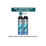 Rexona Men Thermocool Erkek Sprey Deodorant Menthol & Blue Lavender 150 ml x2