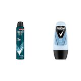 Rexona Men Xtra Cool 200 ml Erkek Sprey Deodorant ve Men Xtra Cool 2x50 ml Erkek Roll On Deodorant