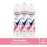 Rexona Sexy Bouquet 3x150 ml Kadın Sprey Deodorant